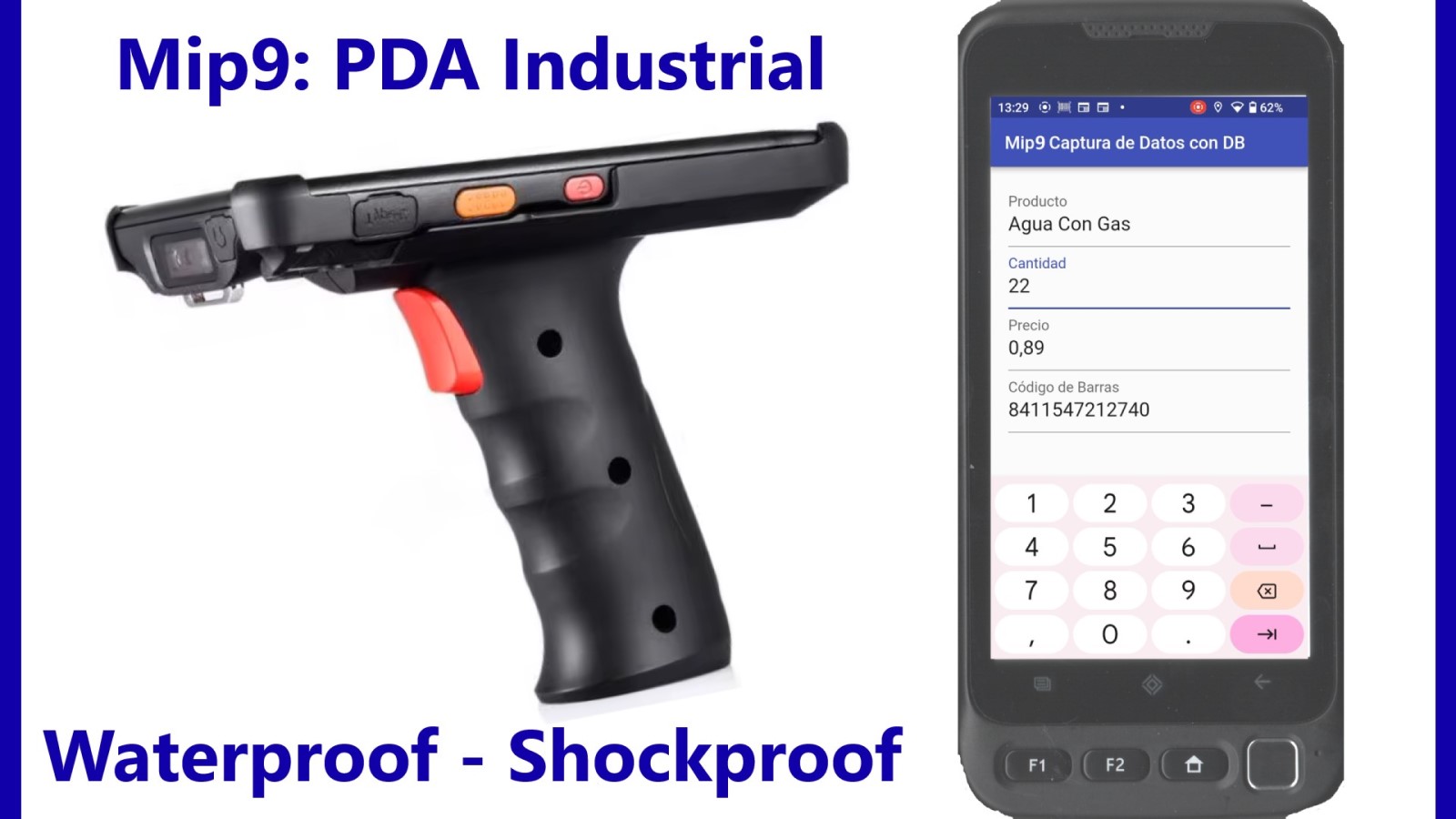 Mip9 PDA Industrial Hardware y Software = Soluciones.